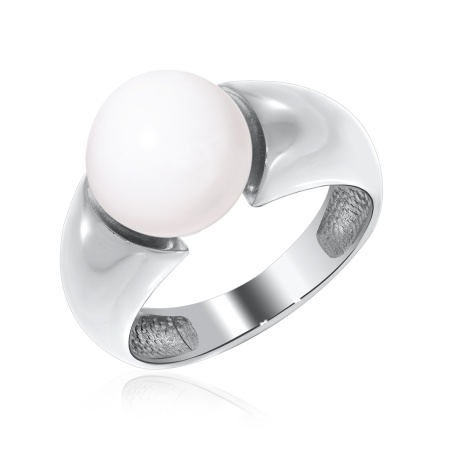 Купить оптом кольцо из серебра с жемчугами 1340051392-2 от Krasnoe