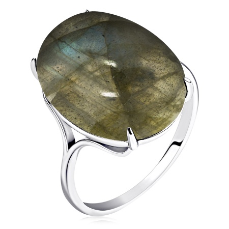 Купить оптом кольцо из серебра с лабрадоритом 1340Л05043 от Krasnoe