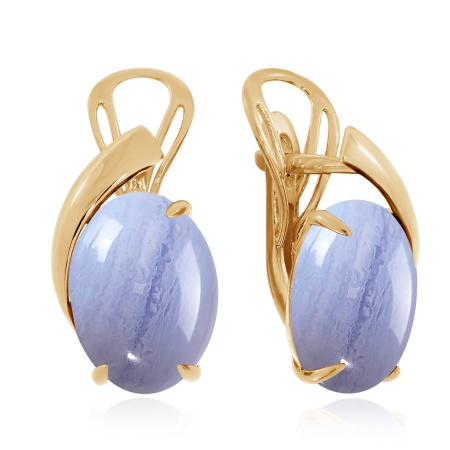 Купить оптом серьги из серебра с агатами 2320391827-84 от Krasnoe