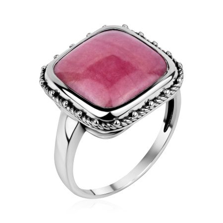 Купить оптом кольцо из серебра с родонитом 1310456360 от Krasnoe