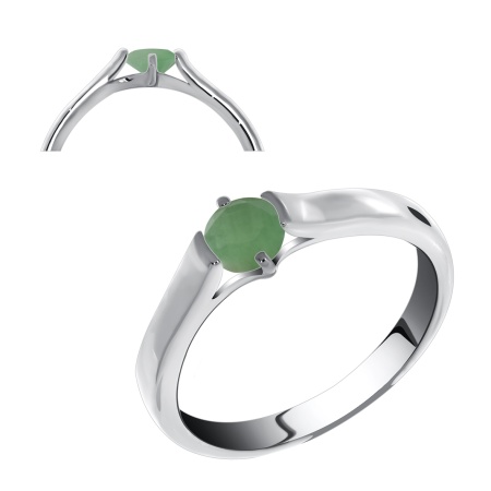 Купить оптом кольцо из серебра с бериллом 1340190252 от Krasnoe