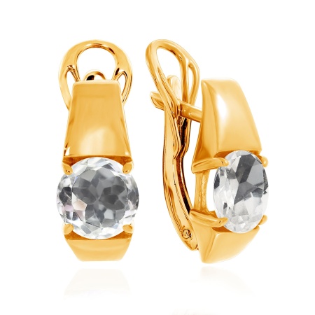 Купить оптом серьги из серебра с хрусталём 2320521118 от Krasnoe