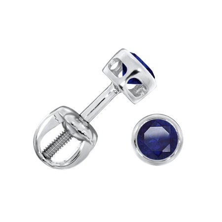 Купить оптом пусеты из серебра с ситаллами П340882540-82 от Krasnoe