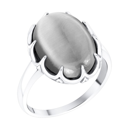 Купить оптом кольцо из серебра с кошачий глазом 1340265772-21 от Krasnoe