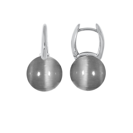 Купить оптом серьги из серебра с кошачий глазами 2340264318-21 от Krasnoe