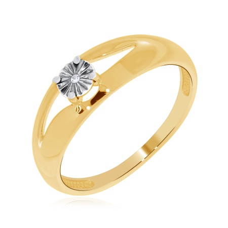 Купить оптом кольцо из серебра с фианитом 1329200419 от Krasnoe