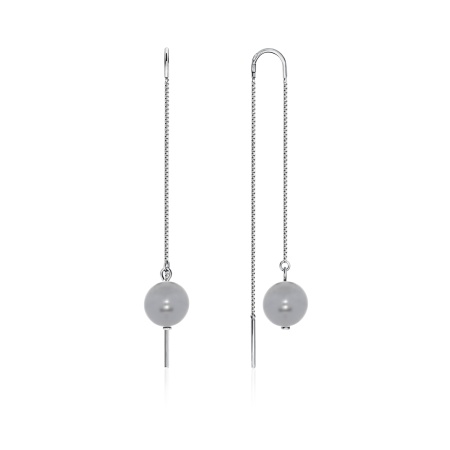 Купить оптом серьги из серебра с жемчугами 2340240710-8-21 от Krasnoe