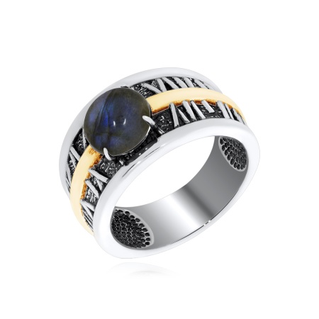 Купить оптом кольцо из серебра с лабрадоритом 1317Л01754 от Krasnoe