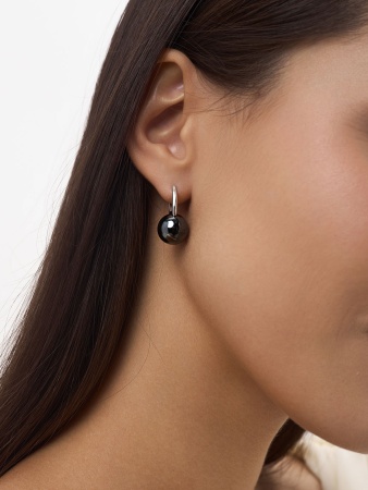 Купить оптом серьги из серебра с гематитами 2340334318 от Krasnoe