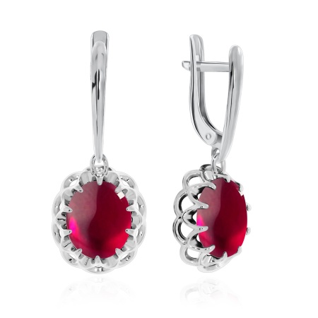 Купить оптом серьги из серебра с агатами 2340391541-1-37 от Krasnoe