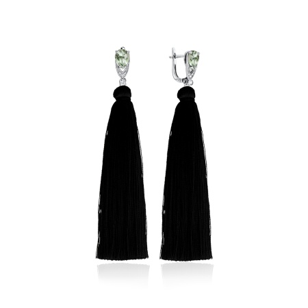 Купить оптом серьги из серебра с фианитами 2340200522л-19 от Krasnoe