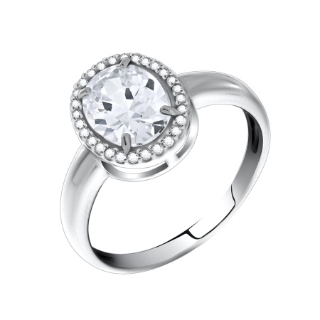 Купить оптом кольцо из серебра с фианитами 1340200282л от Krasnoe