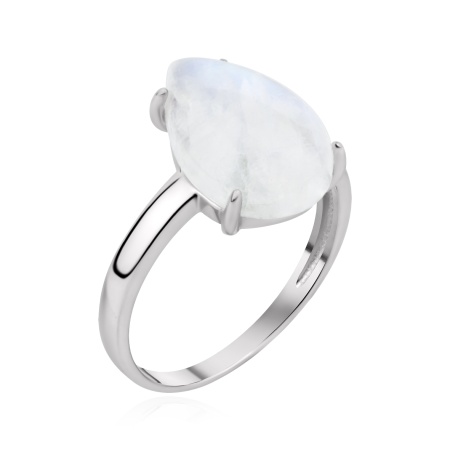 Купить оптом кольцо из серебра с лунным камнем 1340936649 от Krasnoe