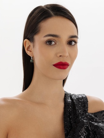 Купить оптом серьги из серебра с серафинитами 2340924925 от Krasnoe