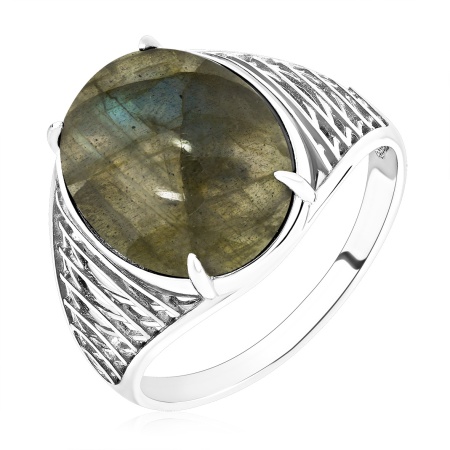 Купить оптом кольцо из серебра с лабрадоритом 1340Л05085 от Krasnoe