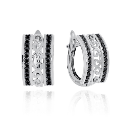 Купить оптом серьги из серебра с ситаллами 2348881322л-20 от Krasnoe