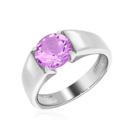 Купить оптом кольцо из серебра с аметистом 1340061118 от Krasnoe