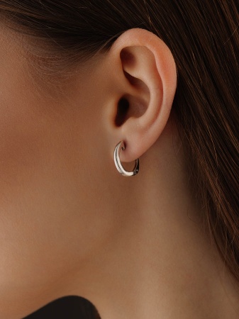 Купить оптом серьги из серебра без вставок 2340400365 от Krasnoe