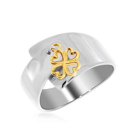 Купить оптом кольцо из серебра без вставок 1350401732-3 от Krasnoe