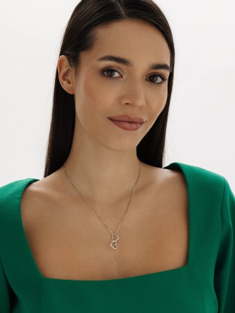 Купить оптом подвеска из серебра без вставок 3340405995 от Krasnoe