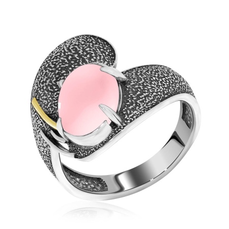 Купить оптом кольцо из серебра с агатом 1317392395-30 от Krasnoe