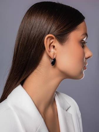 Купить оптом серьги из серебра с агатами 2340395731-20 от Krasnoe