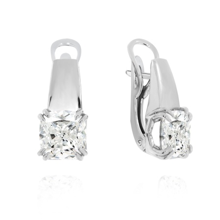 Купить оптом серьги из серебра с фианитами 2340201536 от Krasnoe