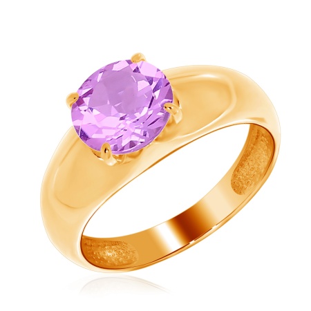 Купить оптом кольцо из серебра с аметистом 1320061115 от Krasnoe