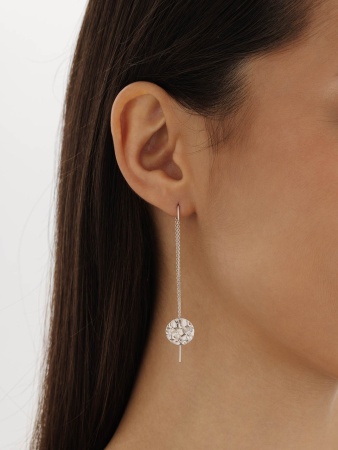 Купить оптом серьги из серебра без вставок 2340405665-9 от Krasnoe