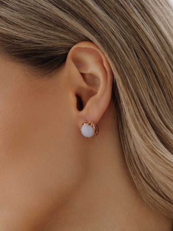 Купить оптом серьги из серебра с агатами 2320391864-84 от Krasnoe