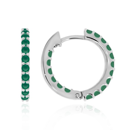 Купить оптом серьги из серебра с агатами 2340391315-60 от Krasnoe