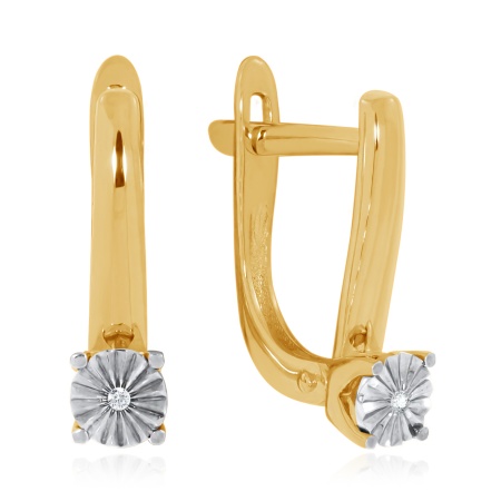 Купить оптом серьги из серебра с фианитами 2329200428 от Krasnoe