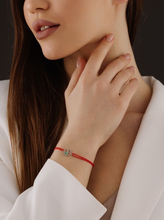 Купить оптом браслет из серебра с фианитами 4340209165-60 от Krasnoe