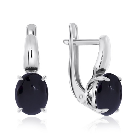 Купить оптом серьги из серебра с агатами 2340390045-20 от Krasnoe