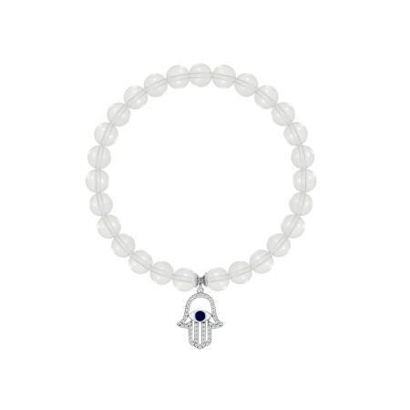 Купить оптом браслет из серебра с эмалью, хрусталём и фианитами 4340526424 от Krasnoe