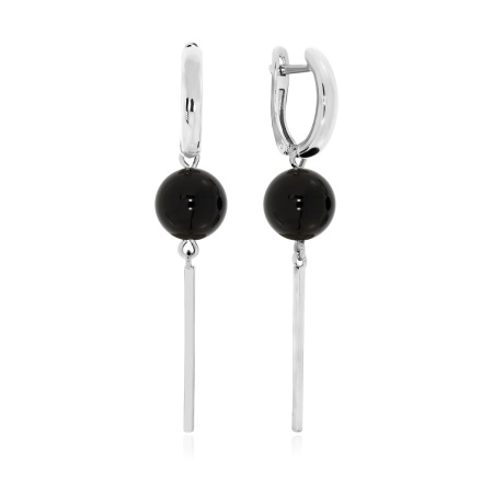 Купить оптом серьги из серебра с агатами 2340391287-20 от Krasnoe