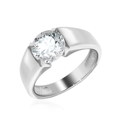 Купить оптом кольцо из серебра с фианитом 1340201118 от Krasnoe