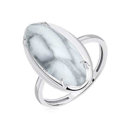 Купить оптом кольцо из серебра с кахолонгом 1340К01974 от Krasnoe