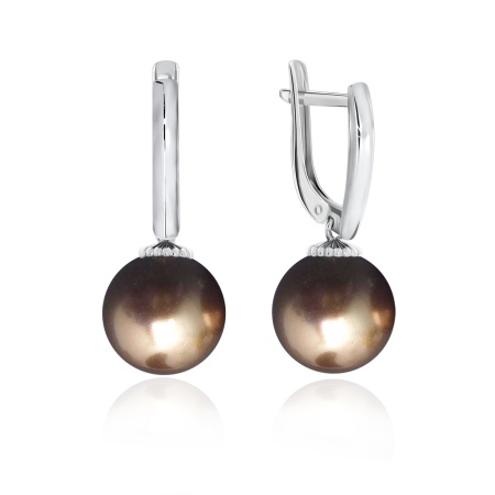 Купить оптом серьги из серебра с жемчугами 2340240821-43 от Krasnoe