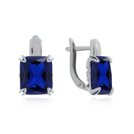 Купить оптом серьги из серебра с кварцем 2340181551-80 от Krasnoe