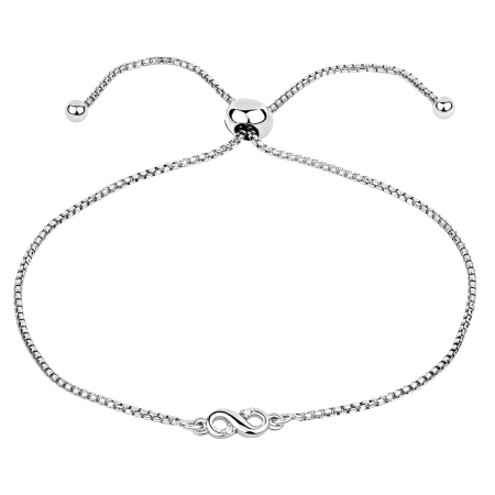 Купить оптом браслет из серебра с фианитами 4340204328л-17 от Krasnoe