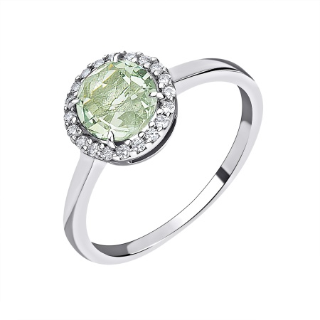 Купить оптом кольцо из серебра с фианитами 1340201972л-68 от Krasnoe