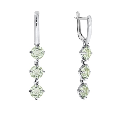 Купить оптом серьги из серебра с фианитами 2340200668-68 от Krasnoe