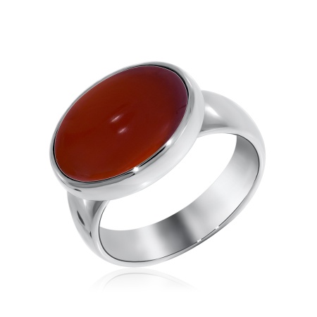 Купить оптом кольцо из серебра с агатом 1340390932-40 от Krasnoe