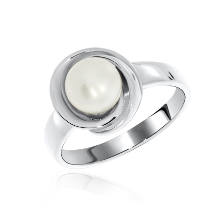 Купить оптом кольцо из серебра с жемчугом 1340050862 от Krasnoe