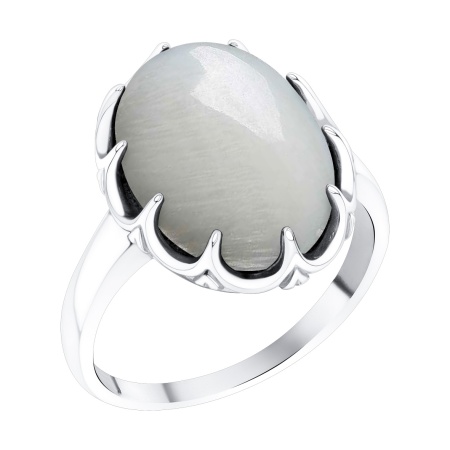 Купить оптом кольцо из серебра с перламутром 1340495772 от Krasnoe
