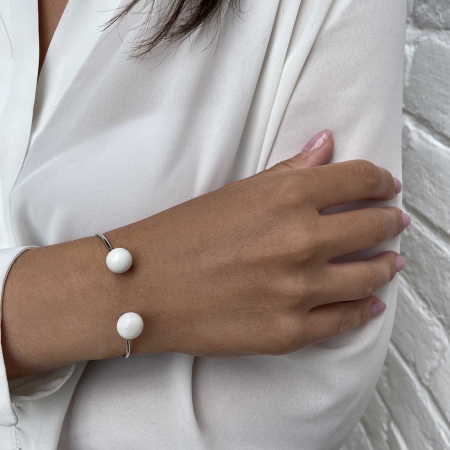 Купить оптом браслет из серебра с агатом 4340390868-10 от Krasnoe