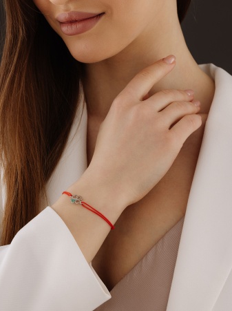 Купить оптом браслет из серебра с фианитами 4340209165-60 от Krasnoe