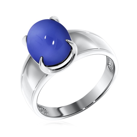 Купить оптом кольцо из серебра с халцедоном 1340600370-80 от Krasnoe