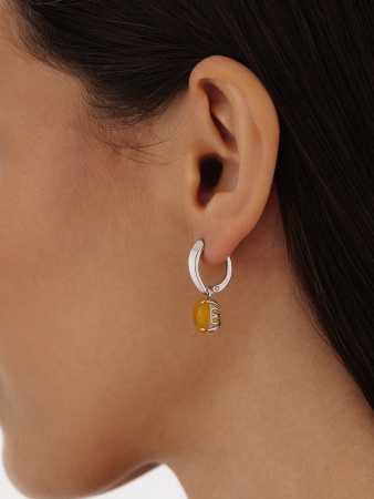 Купить оптом серьги из серебра с агатами 2340390901-50 от Krasnoe